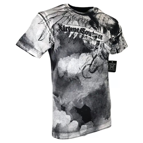 XTREME COUTURE by AFFLICTION Men T-Shirt CROSSED D - Picture 5 of 8